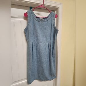 90s Made in USA Denim Dress Russ Berens Size L